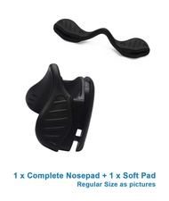 ชิ้นส่วนจมูกแผ่นแปะจมูกสำหรับแว่นตากันแดด Oakley EVZero EVZero Stride OO9386