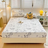 【HOT Cadar】New Cute Designs Fitted Bedsheet Single Super Single Queen King Size Skin Friendly Cotton