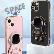 Luxury Astronaut Casing For iPhone 11 12 13 Pro Max 7 8 Plus X XS MAX XR 13 ProMax 7+ 8+ 7Plus 8Plus