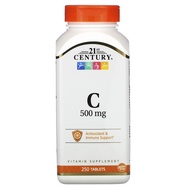 21st Century, Vitamin C, 500 mg, 250 Tablets
