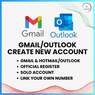 【Create New Account】Gmail account/Hotmail account | Gmail全新邮箱账号
