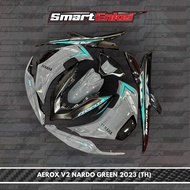 NVX155 V2 AEROX NARDO GREEN 2023 COVERSET ORIGINAL THAILAND