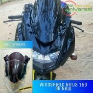 Windshield Ninja 150 RR NEW Smoke - Clear/Clear motorcycle variation accessories