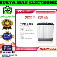 mesin cuci TCL 2 tabung 9kg TWT-96