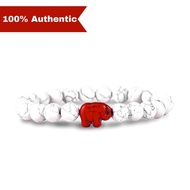 Fahlo Expedition Elephant White Howlite Bracelet
