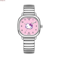 Zgo x Sanrio  Ladies Watch Steel Band Elastic Strap 30M Waterproof Girl Watch Birthday Gift 2306