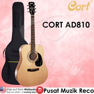 【LIMITED TIME OFFER】 Cort AD810 NS Dreadnought Acoustic Guitar Natural Satin Kapok Gitar Akustik Git