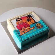 Edible Image Printing/ Square 7.5 inch/ custom design