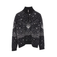 【二手】香奈兒 (Chanel) CHANEL 針織 Coco 標誌 P65146K60951 黑色羊毛針織女裝