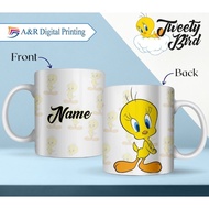 A&R Tweety Bird ORDINARY MUG Design with Gift Box 11oz Ceramic Mug with Handle Coffee Tea Cup