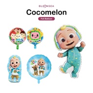 Cocomelon Foil Balloon Cartoon Watermelon JJ Set Helium Air Baby Shower Party Deco Toy ABC Kid TV Do