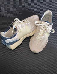 👟全新 anb brand x New Balance 327 聯名款 白藏青 男女同款
