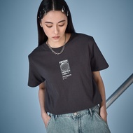 CACO-Etc High Line Earth Square Short T ‧ Couple Style (Two Colors) -Female [J2NA031]