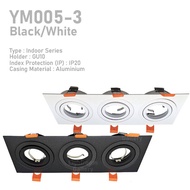 YM005 EYEBALL CASING SQUARE  / INDOOR SERIES