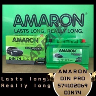 AMARON PRO DIN74 Series Car Battery Premium Lasting for Proton/BMW/Toyota/Audi/Mercedez