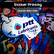 Sticker printing PTT LUBRICANTS
