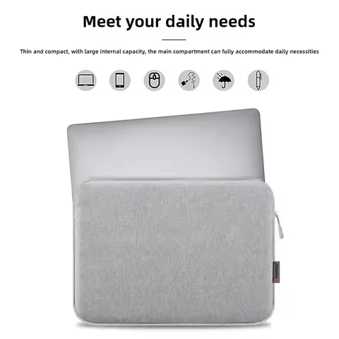 Tableta Bag 16 15 13 Inch Laptop Case Briefcase Cover with Zipper Suitable for 15-16.7 14-15 12.5-13