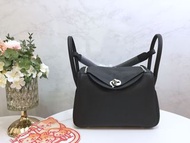 Hermes Lindy 26 Caban PHW 黑藍色 銀扣