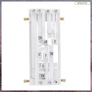 [L E U R] Chord Machine, Guitar Auxiliary Artifact, Folk Guitar Singing, Chord Practice White