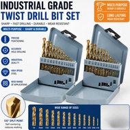 Titanium Coated Twist Drill Bit Straight Shank HSS Drill Bit For Wood Metal Drilling