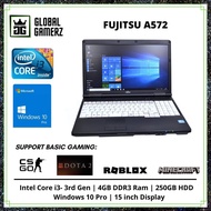 Fujitsu Lifebook A572F / i5-3rd Gen / 4GB RAM / 250GB HDD / Windows 10 / REFURBISHED LAPTOP