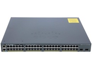 Cisco Catalyst 2960-X Series 48 Port Ethernet Switch with 740 Watt PoE (Renewed)