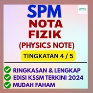 [Soft Copy PDF 📩]SPM Nota Fizik | Physics Exam Notes 2024 | Tingkatan 4 / 5