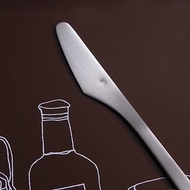 【日本Shinko】日本製 設計師系列-nendo 佐藤大 微笑酒窩-主餐刀