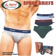 CD AGREE SPORT Men's Underwear/ CD2311 1 Box contains 3 pieces