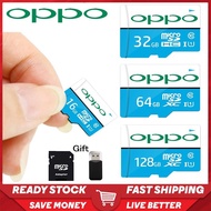 ♥สินค้าของแท้100% + จัดส่งฟรี + COD♥OPPO การ์ดความจำไมโคร SD ความเร็วสูง,ตัวอ่าน512GB/256GB/128GB/64GB สำหรับโทรศัพท์มือถือ OPPO