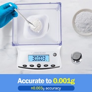 Lab Analytical Balance Scale 500g x 0.001g High Precision Laboratory Analytical Scale with Windshiel