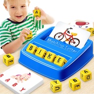 Educational Toys for 3 4 5 Year Old Boys Gift, Matching Letter Game Preschool ABC Learning Toys for 