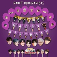 BTS HAPPY BIRTHDAY DECORATION BIRTHDAY DECORATION CAKE TOPPER JIMIN JUNGKOOK BT21 MERCH BANNER