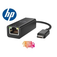 HP USB-C to RJ45 Adapter (Black) TypeC to RJ45 - Ethernet Adaptor Ethernet RJ45 Connector