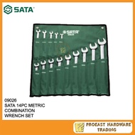 SATA (09026) 14PC Metric Combination Wrench SET