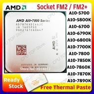 ⚡️AMD A10-Series A10 5700 5800 5800K 6700 6790K 6800K 7700K 7800 7850K 7860K 7870K 7890K Quad-Core CPU Processor Socket FM2 FM2+