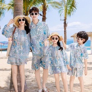 Parent-Child Matching Outfit Set - Sunscreen Dopamine Suit