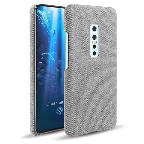 Cloth Cases For Vivo V17 PRO Case Slim Retro Cloth Hard Cover For Vivo V17 PRO V17pro 6.44" 1909 PD1