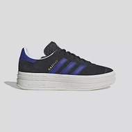 ADIDAS GAZELLE BOLD W 女 厚底 增高 休閒鞋 黑藍-HQ4408 UK4 黑色