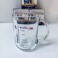 ENSURE SCRIPTED MILK GLASS