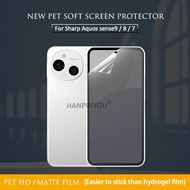 New Frosted Matte Soft PET Screen Protective Film For Sharp Aquos sense9 8 7 Phone Protector HD/Matt
