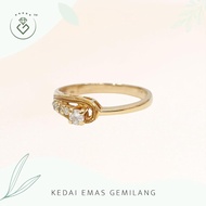 [Kedai Emas Gemilang] 200892 {YS} Solitaire Diamond Gold Ring (14)(2.36G) [585 Gold]