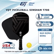 SINSHAM carbon fiber Pickleball racket T700 pro comes with genuine ultra-light racket cover