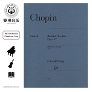 AUTHORIZED DISTRIBUTOR - G.HENLE VERLAG - CHOPIN Ballade A flat major op. 47