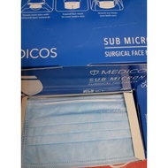 Medicos surgical 3ply face mask 50's with box