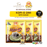 [Bundle of 3] Kluang Coffee Cap TV Kopi-O (2in1) Black Coffee with Sugar - 23gm x 20 sachets (Individual Pack) - by Food Affinity