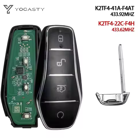 YOCASTY OEM Smart Remote Car Key For BYD Qin PLUS Yuan PLUS SONG DM-i Qin PLUS EV Dolphin ID46 Chip 