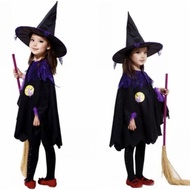 kostum jubah nenek sihir | baju anak sihir | kostum penyihir anak |