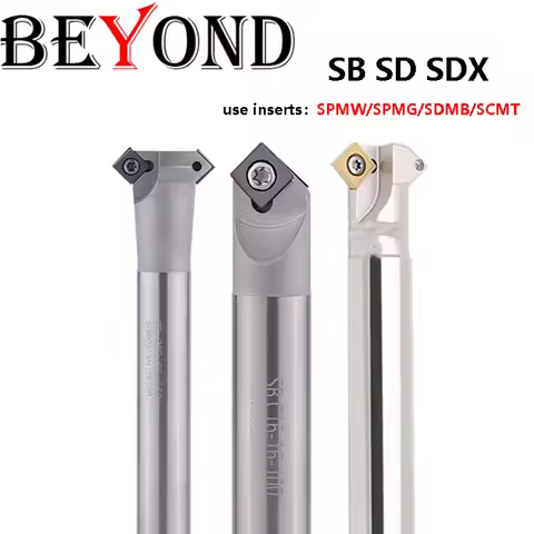 OYYU Chamfering Tools SB SD SDX C16-16-100 C12-10-110 45 Degree Lathe Cutter Milling Inserts SPMW09