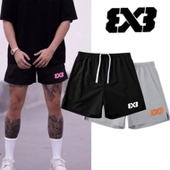 seluar pendek lelaki celana pendek lelaki seluar pendek 3x3 American Shorts Knee-Length Shorts Men 3